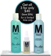 M | men Gift Bundle - M | men Daily Shampoo, M | men Control Gel & M | men Beard Oil